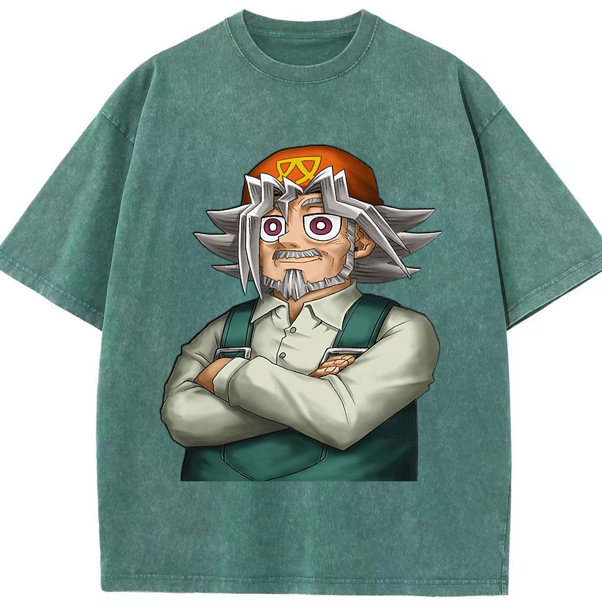 （画像用） 遊☆戯☆王 Yu-Gi-Oh! 綿100% ヴィンテージ風 半袖Tシャツ（フロントプリント）